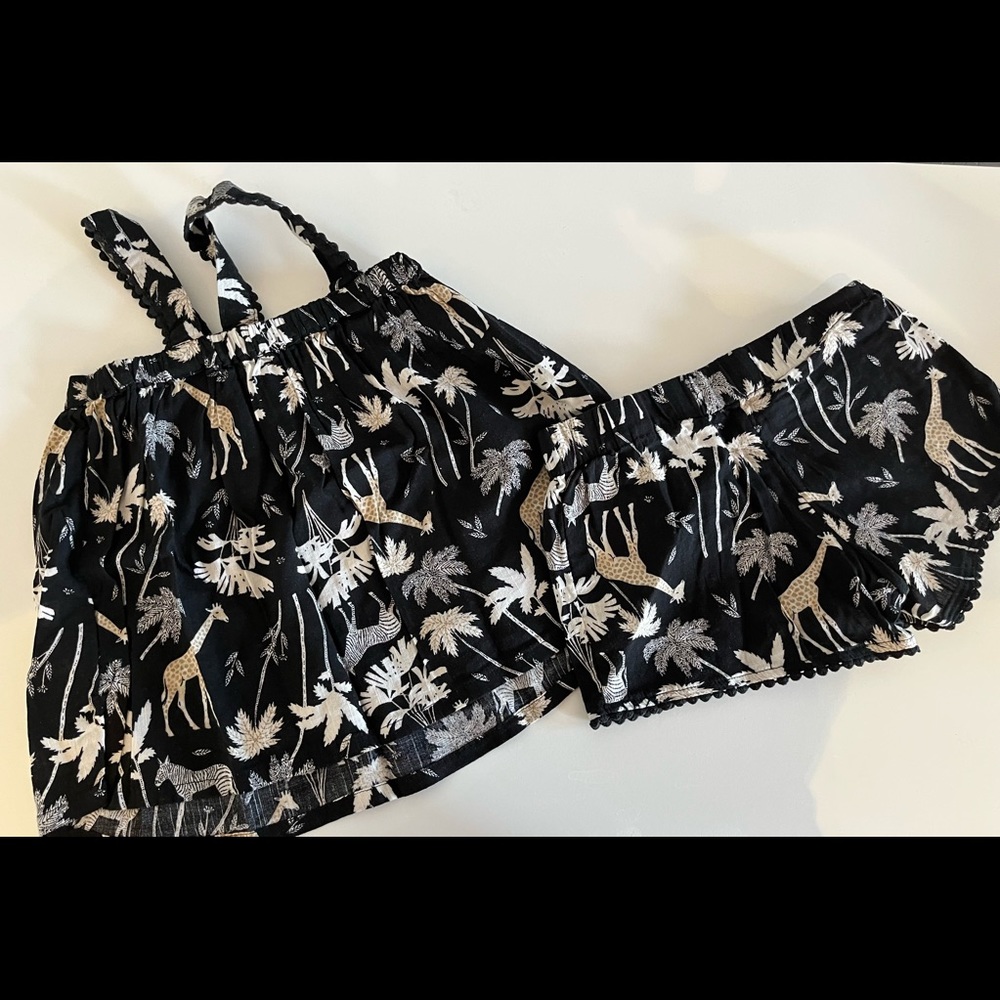 Girls short/top matching set 3T